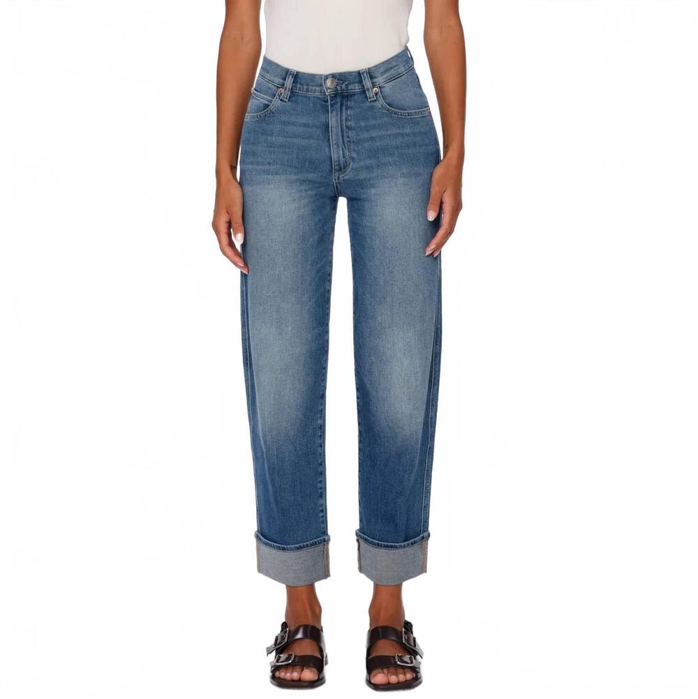 NEW DL1961 - WOMEN'S thea boyfriend relaxed tapered jean in wythe cuffed
